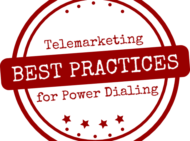 Best practices for power dialing