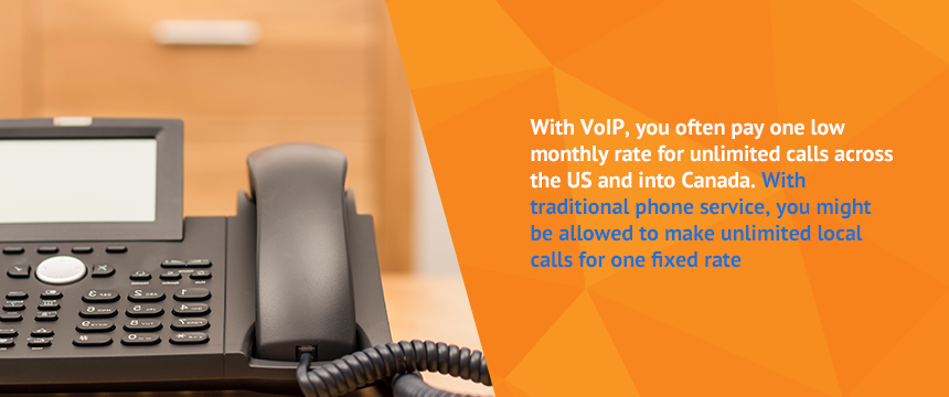 reduced cost of voip