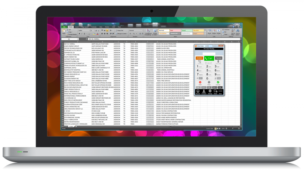 Click to Call Dialer Screenshot