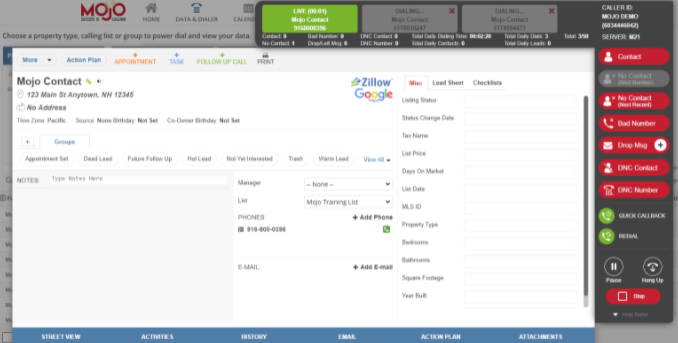 Mojo Dialer - Power Dialer